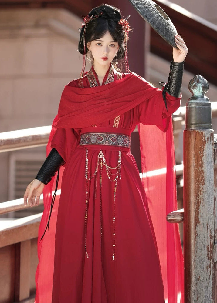 Mortal World | 5-Piece Unisex Hanfu (红尘)