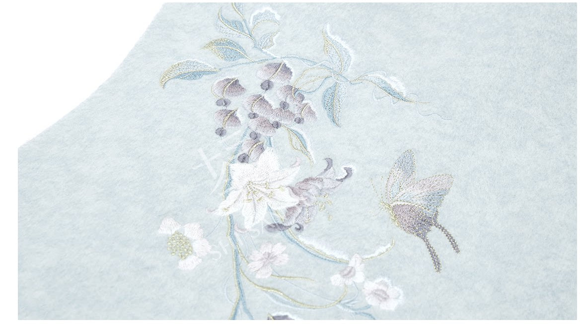 Snowbound Melody | 3-Piece 2027 New Year Hanfu (画弦雪)
