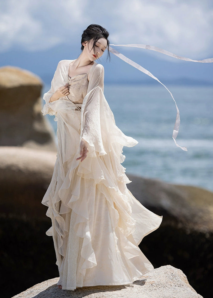 Agarwood | Modern 3-Pieces Hanfu Set (沉香)