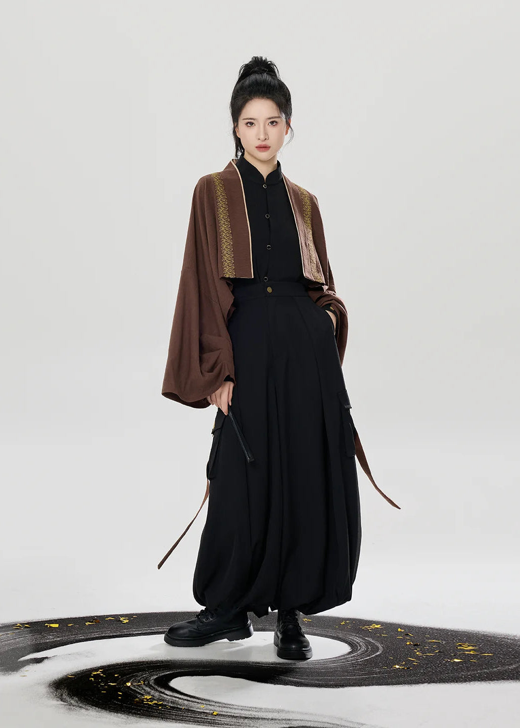Nightfall Cypress | Modern 3-Piece Hanfu (夜归柏)