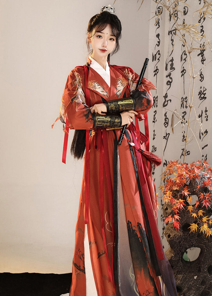 Cloud Crane | 4-Piece Unisex Plus Hanfu (云中鹤)