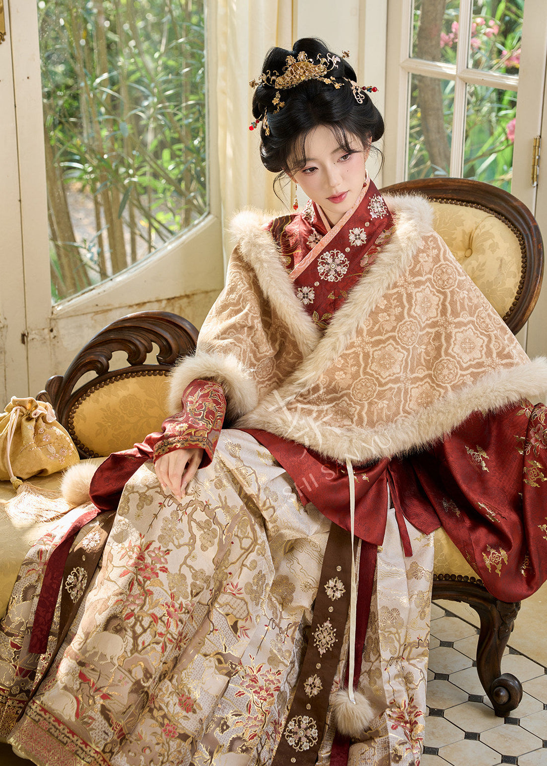 Serpiente espiritual | 4 piezas 2025 Año Nuevo Ming Hanfu (灵蛇守岁)