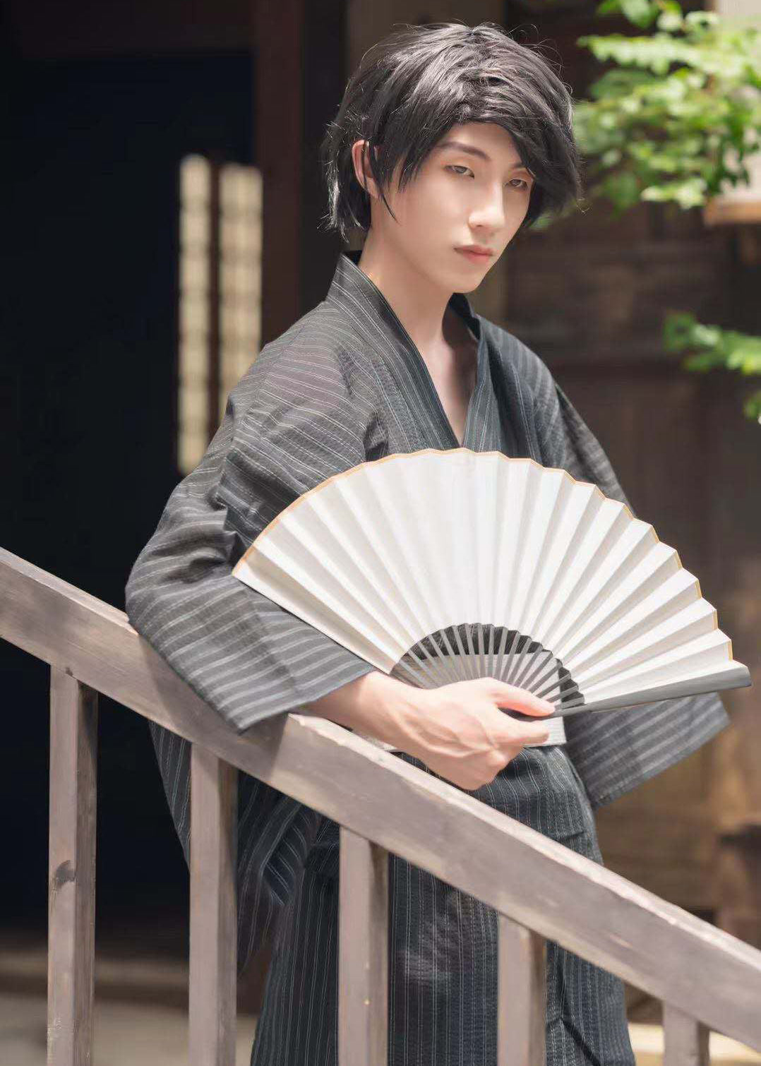 Shadow Warrior | 2-Piece Unisex Linen Kimono (影武者)