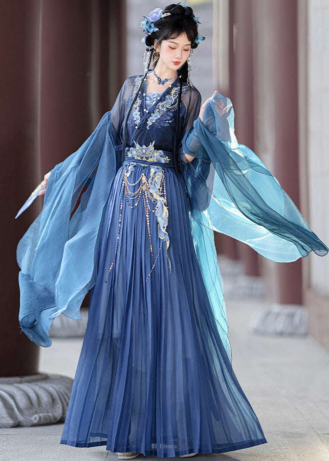 Dragon Queen  | 5-Piece Embroidered Hanfu (西海龙王)