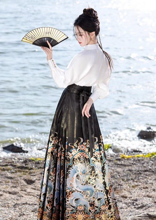 Dragon Heavens | Modern Ma Mian Skirt (龙御九天)