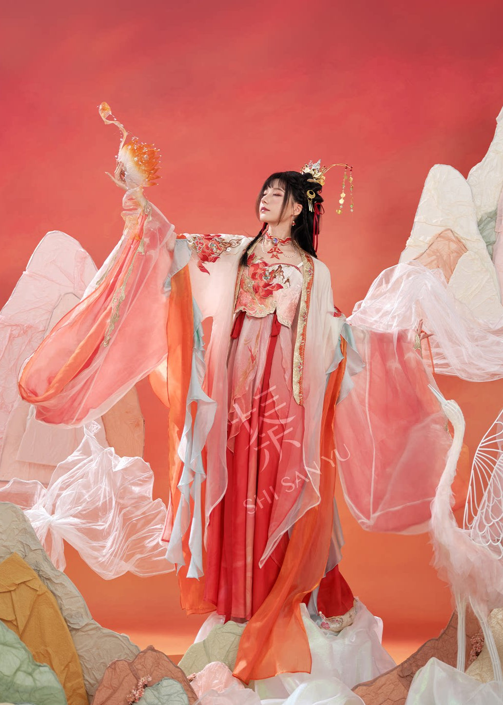 Xi Shi | 4-Piece Honor of Kings Embroidered Hanfu (续相思 - 王者荣耀)