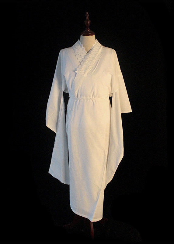 Pure White | Linen Lace Juban Undergarment for Kimono (素白)