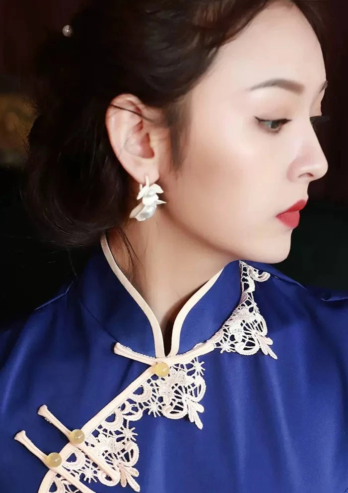 Ruby | Stain Qipao Dress (朱砂)