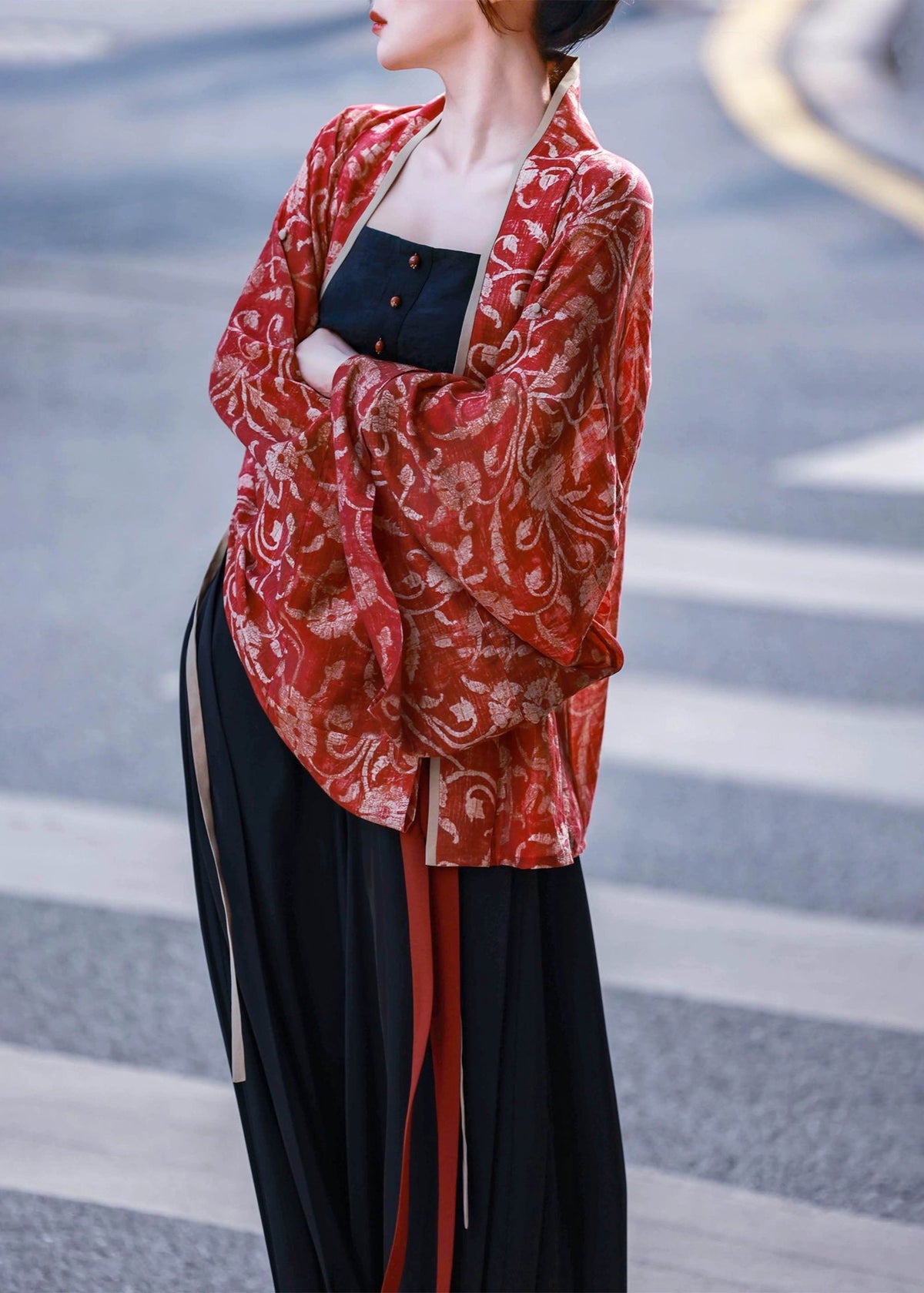 Vermilion Bird | Modern 4-Piece Pants Set (朱雀)