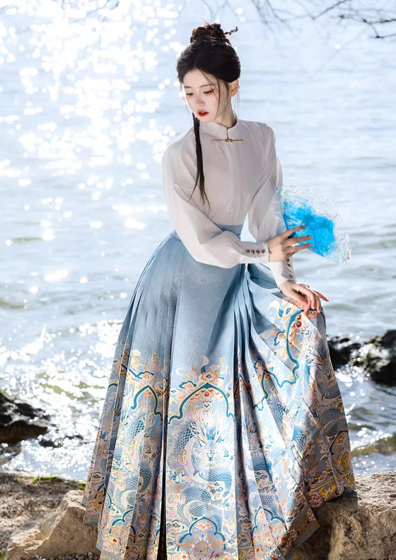 Dragon Heavens | Modern Ma Mian Skirt (龙御九天)