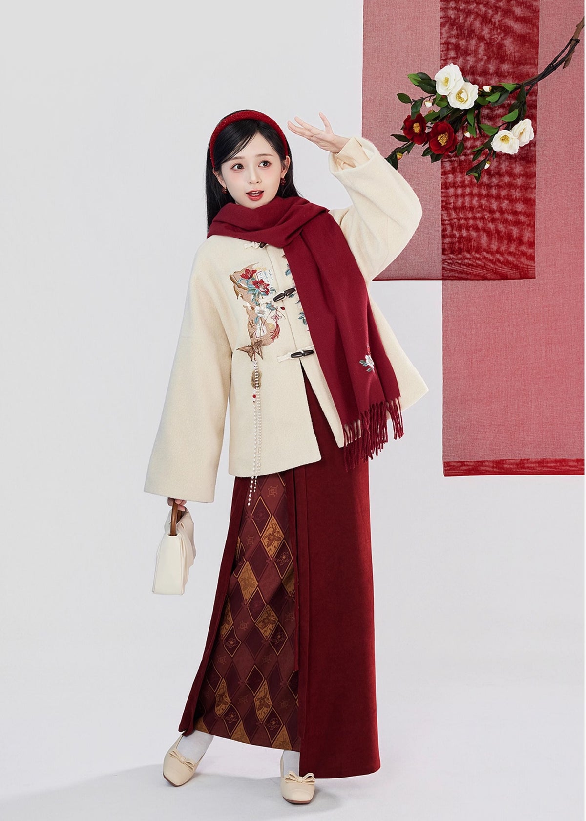 Farewell Harmony | Modern 2026 New Year 3-Piece Set (辞岁景和)