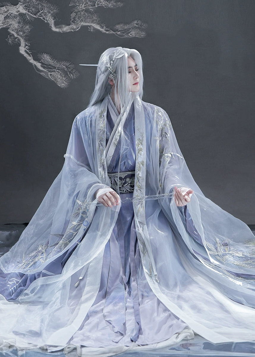 Bamboo Pine | 10-Piece Unisex Hanfu Set (岁寒三友)