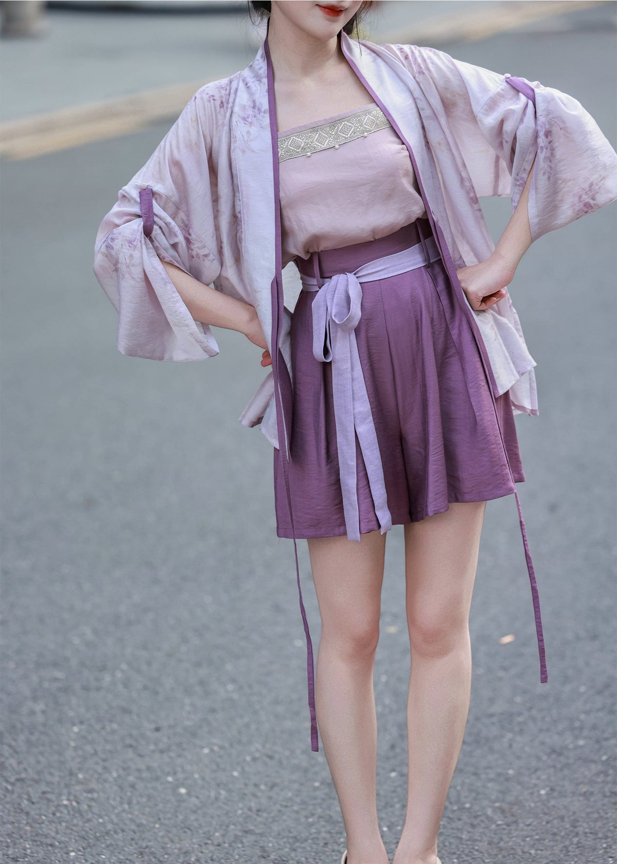 Wisteria Slush | 3-piece Hanfu Set (紫藤冰沙)