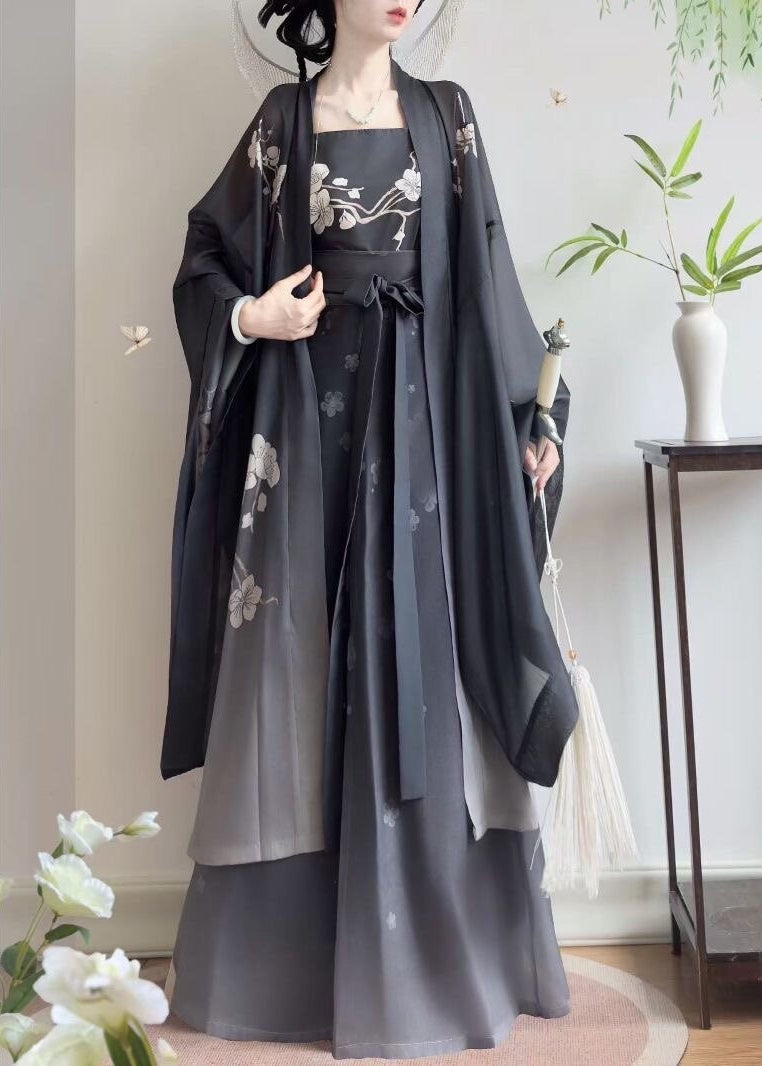 Ink Plum | 3-Piece Hanfu (墨梅)