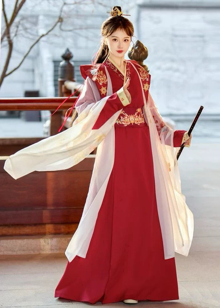 Jade Light | 3-Piece Unisex Couple Hanfu (碧海瑶光)