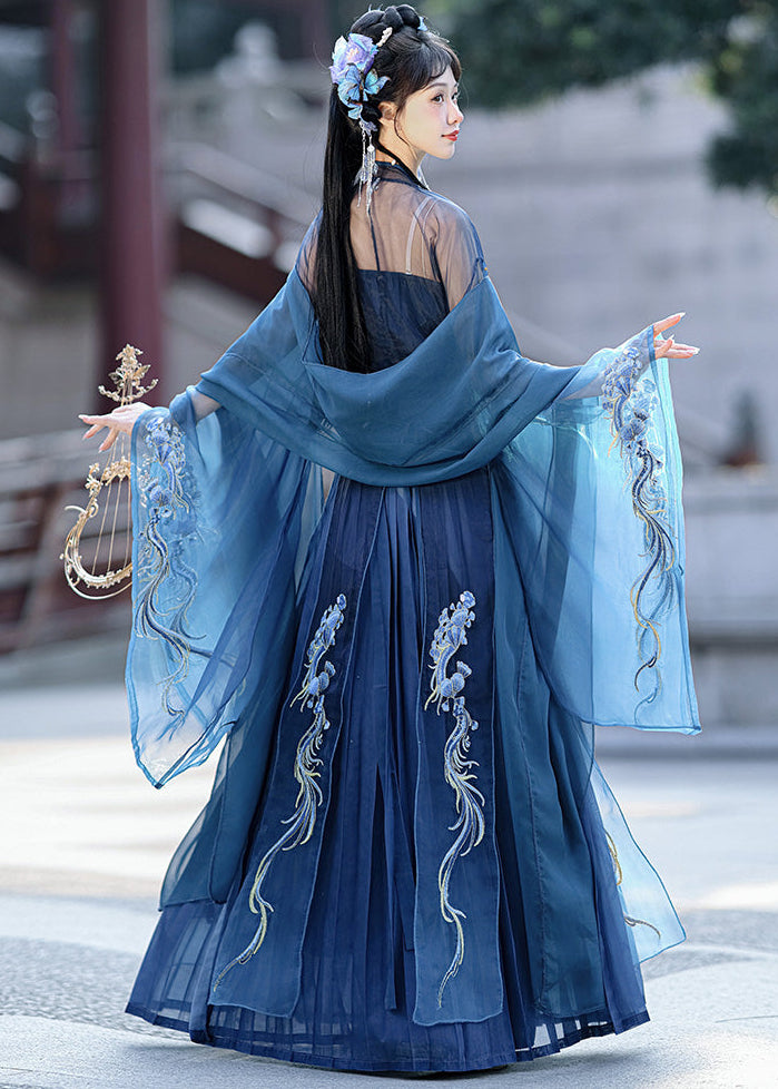 Dragon Queen  | 5-Piece Embroidered Hanfu (西海龙王)