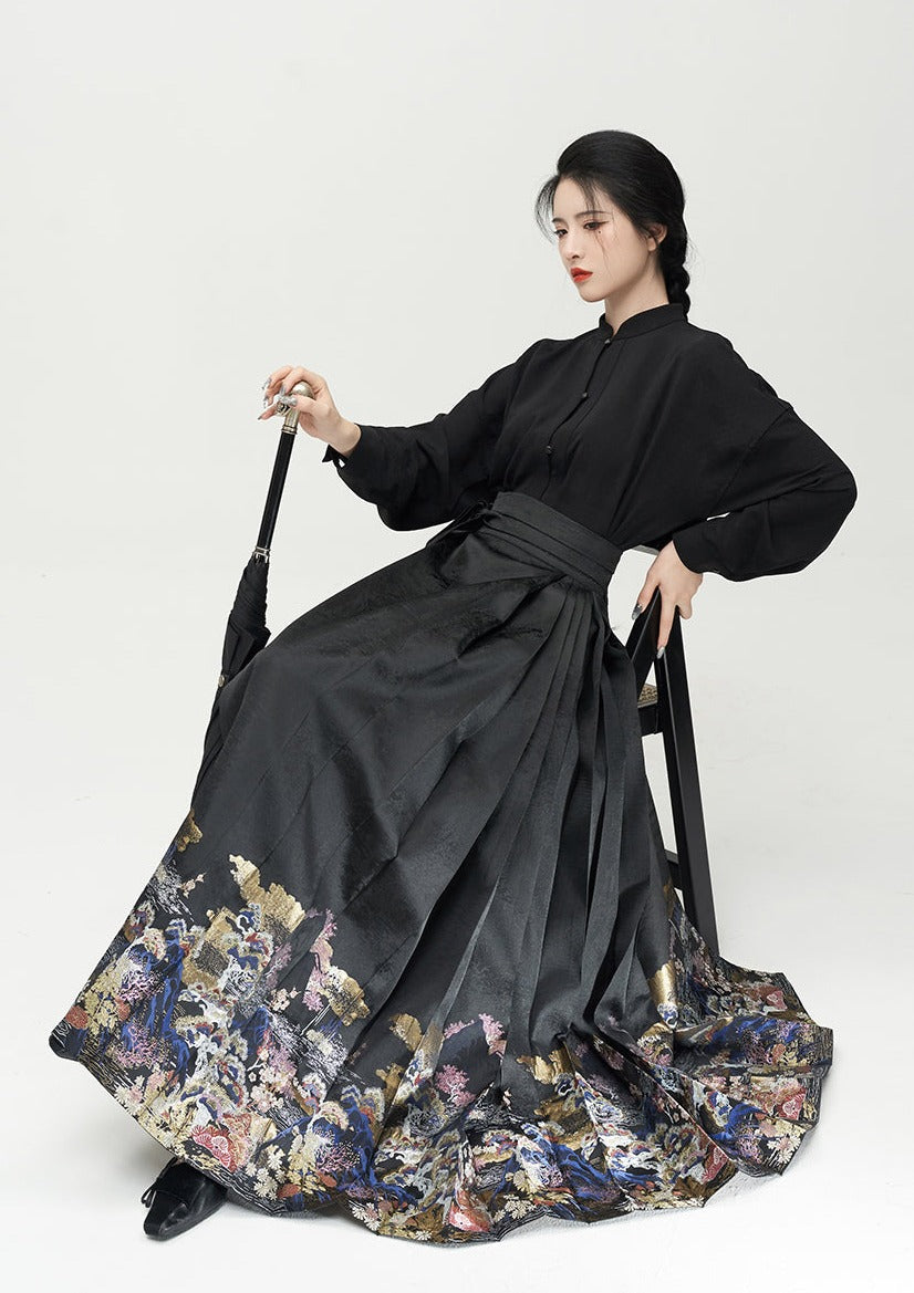 Mother Of Pearls | Modern Blouse (螺钿山水)