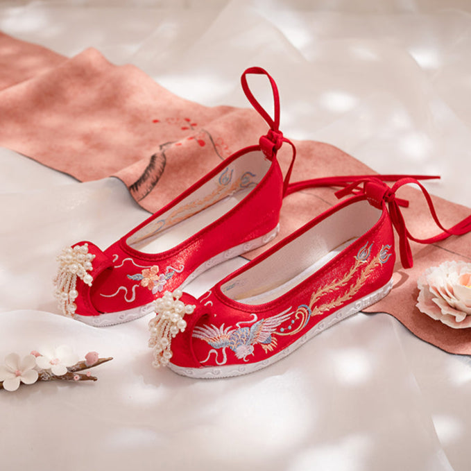 Phoenix | Embroidered Shoes(雍容）