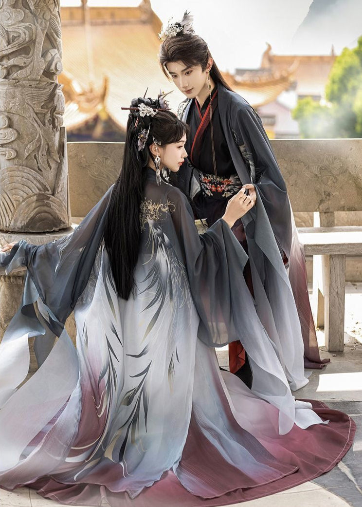 Mystic Bird | 2-Piece Plus Couple Hanfu (玄鸟)