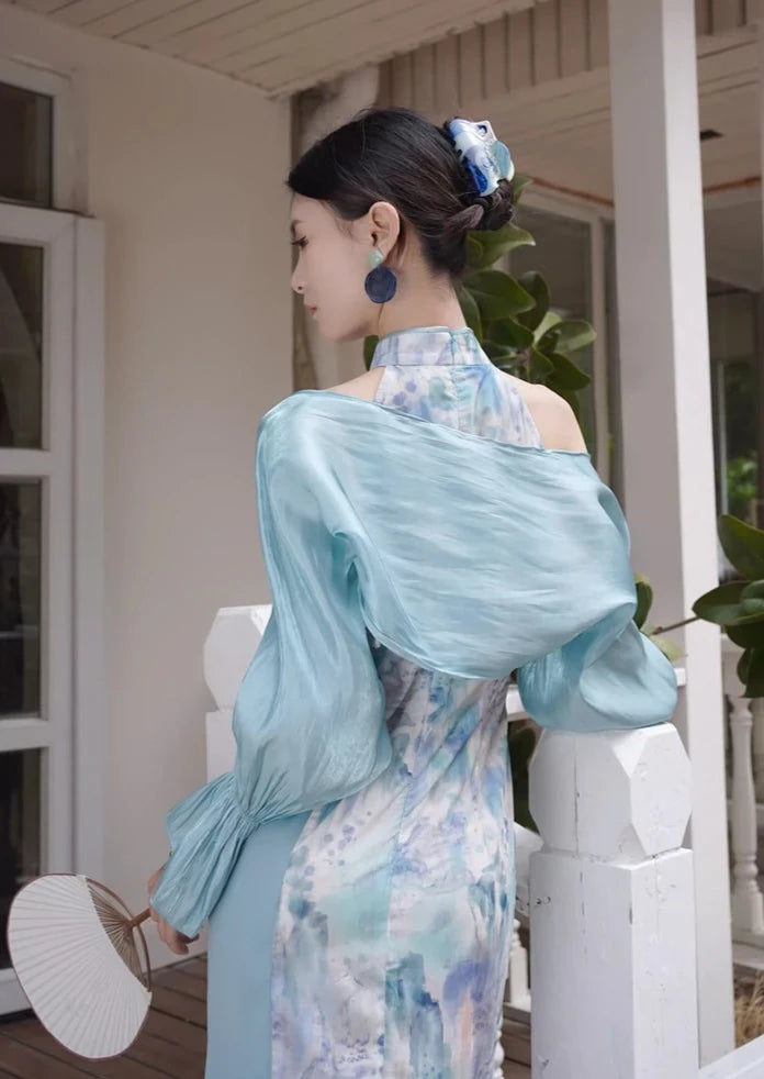 Irises | 6 Colors Qipao Coverup (南山南)