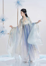 Blue Butterfly | 3-Pieces Embroidered Hanfu (翎羽幻碟)