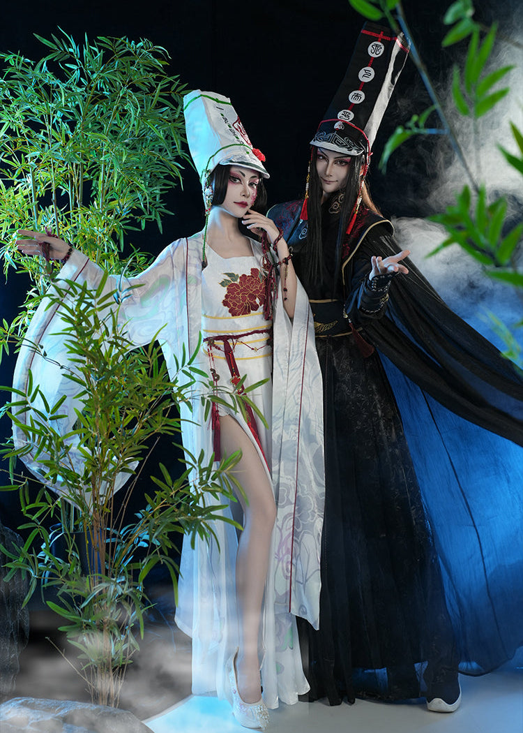 Wu Chang | 4-Piece Unisex Couple Hanfu (黑白无常)