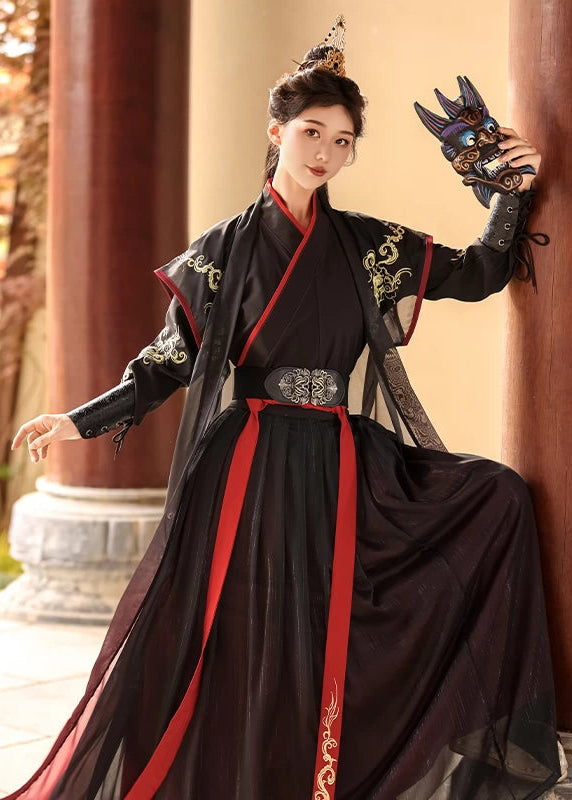 Twilight Sky | Unisex 5-Piece Hanfu Set (玄霄)