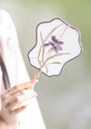 Valley Lily | 4-Colors Embroidered Fan