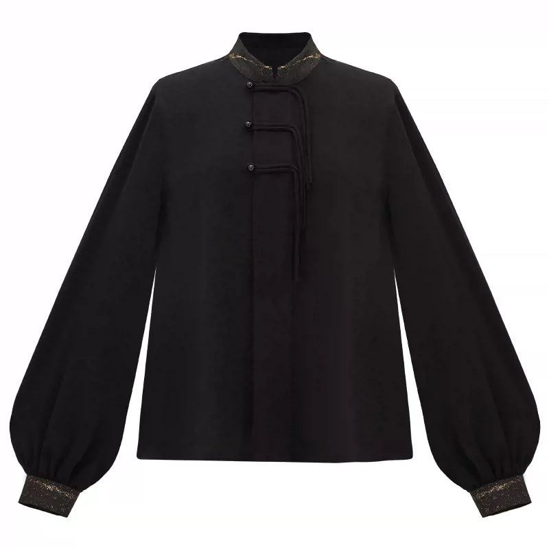 Auspicious Dragon | 2-Pieces Modern MaMian Skirt Set (墨白·瑞龙启岁)