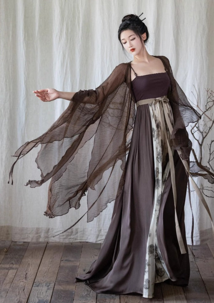 Oakleaf Butterfly | Modern 2-Pieces Hanfu (枯叶蝶)