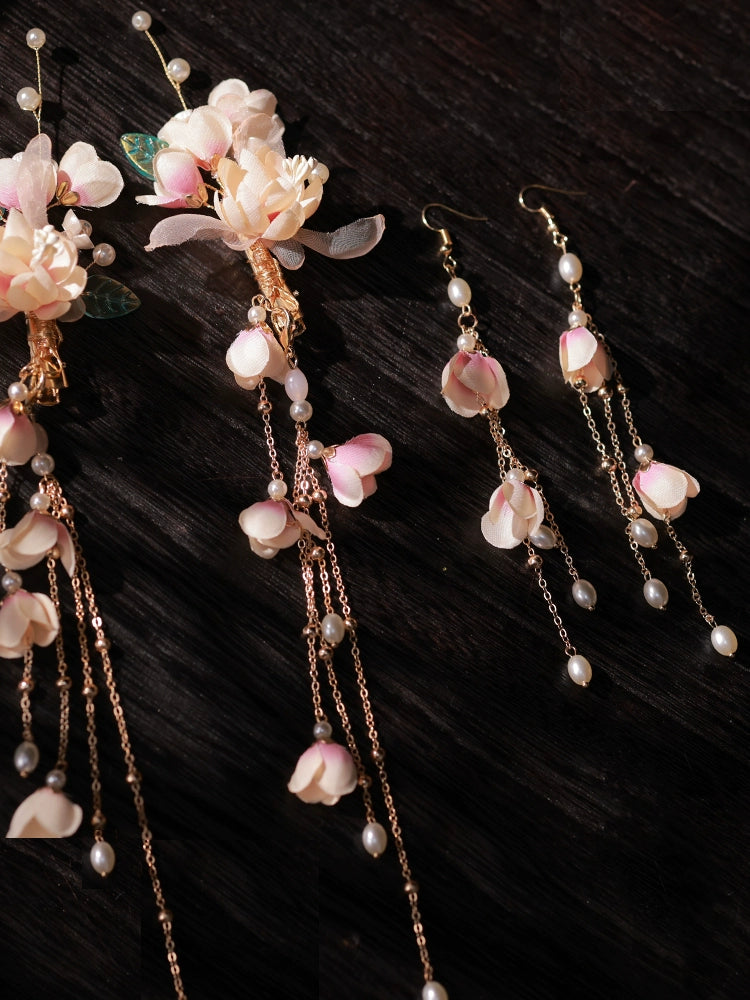 Serene Orchid | 2-Piece Flower Hairclips (幽兰)