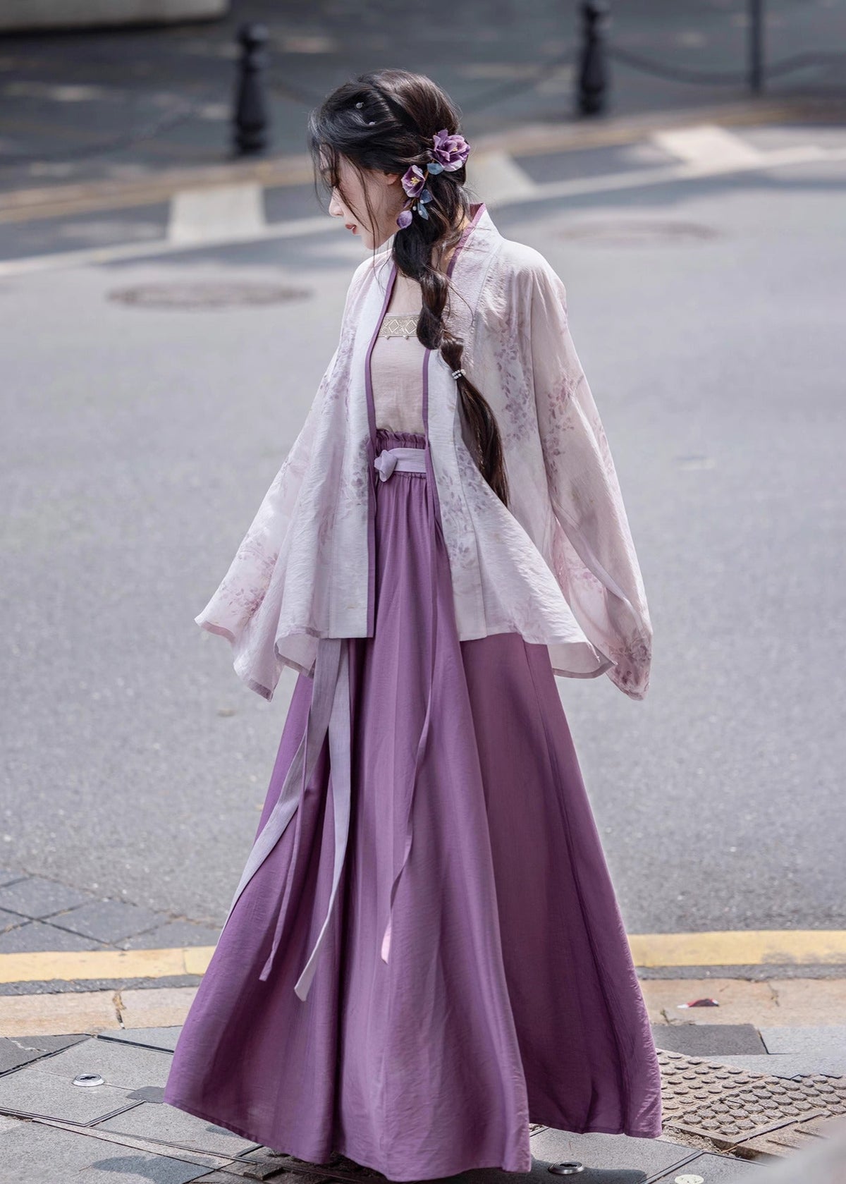 Wisteria Slush | 3-Piece Hanfu (紫藤冰沙)