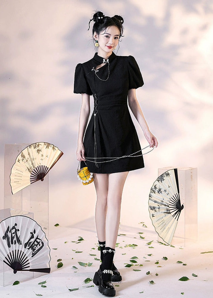 Black Widow | Mini Qipao Dress () NewMoonDance Black Widow | Mini Qipao Dress () NewMoonDance