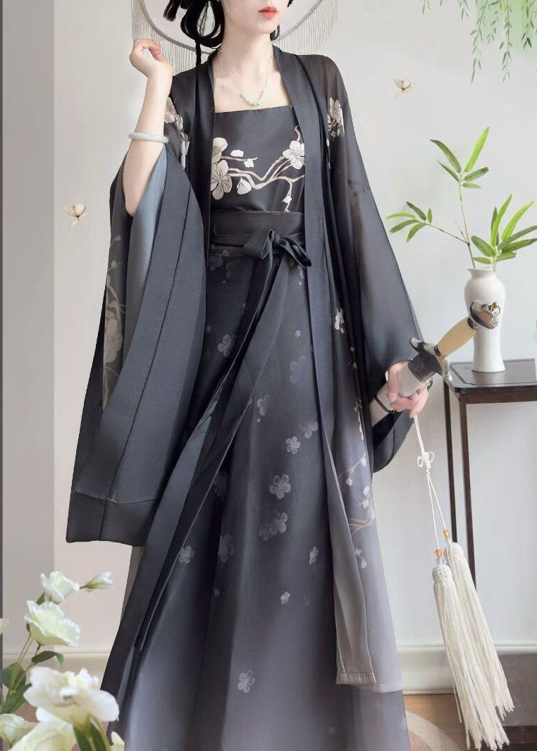 Ink Plum | 3-Piece Hanfu (墨梅)