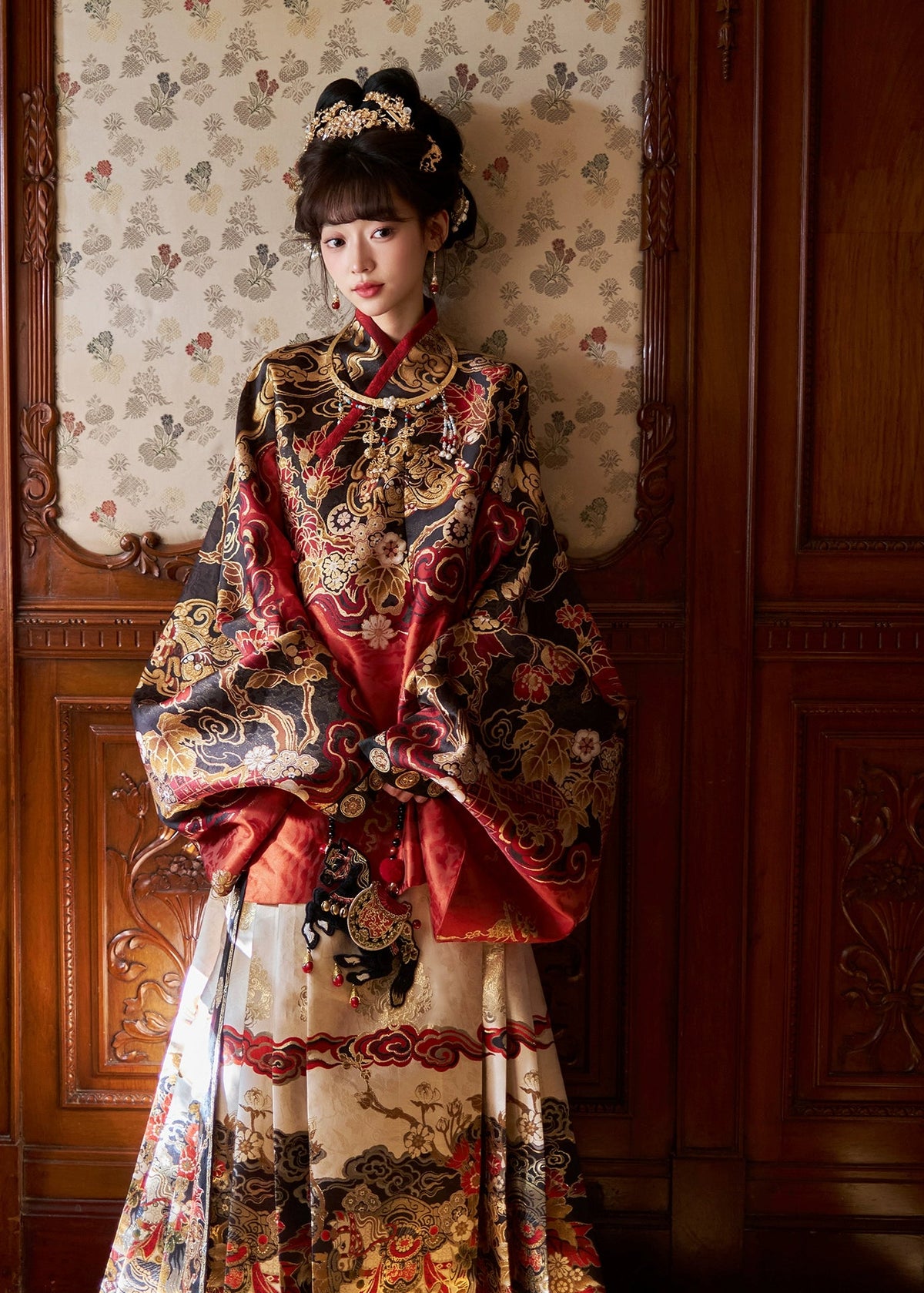 Serpiente espiritual | 4 piezas 2025 Año Nuevo Ming Hanfu (灵蛇守岁)