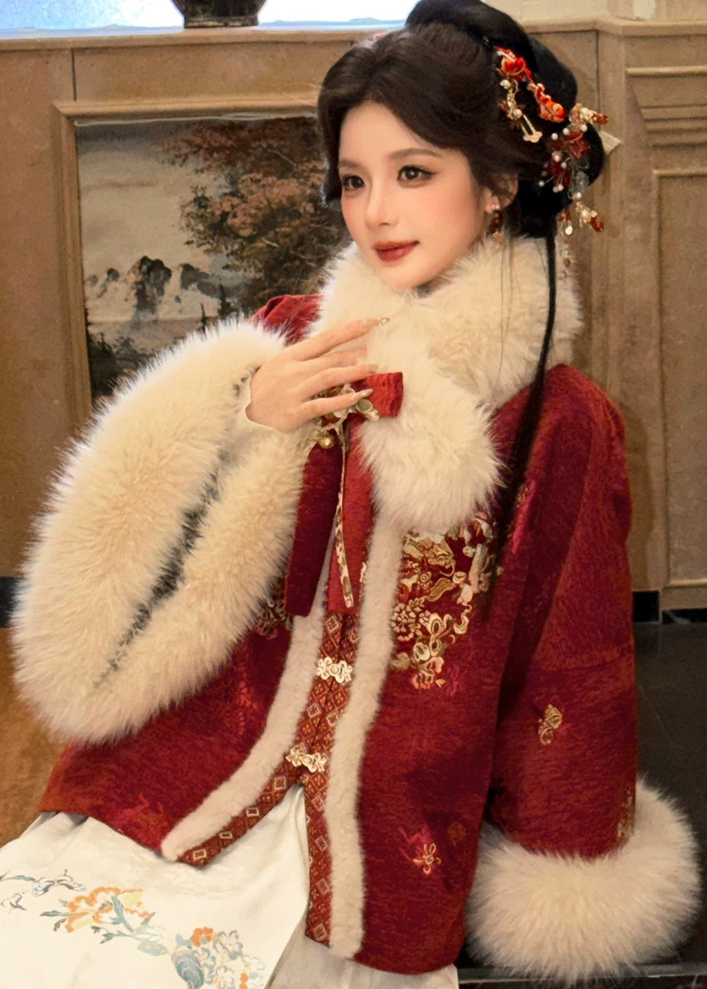 Crimson Snow | 3-Piece 2026 New Year Hanfu (流丹怀雪)