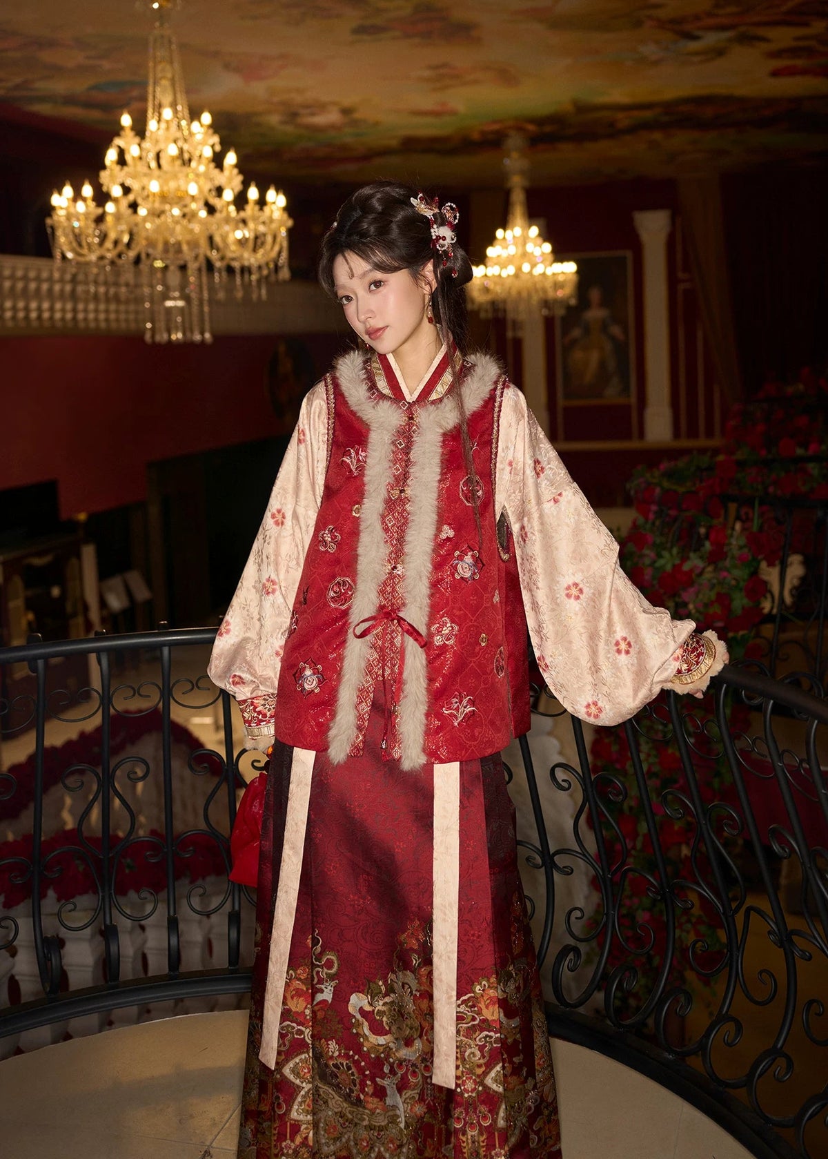 Serpiente espiritual | 4 piezas 2025 Año Nuevo Ming Hanfu (灵蛇守岁)