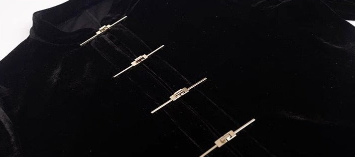 Ink | Modern 2-Pieces Velvet Set (墨染)