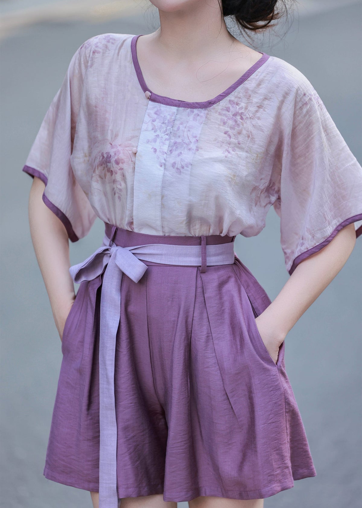Wisteria Slush | 3-piece Hanfu Set (紫藤冰沙)