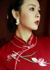 Red Magnolia | Red Qipao Dress (红玉兰)