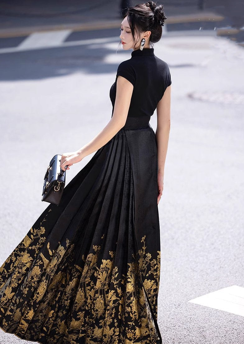 Joy lights | Modern 2-Pieces Ma Mian Skirt Set (喜上眉梢)