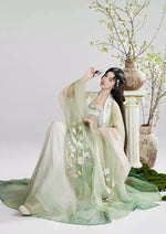 Green Butterfly | 3-Pieces Embroidered Hanfu (蝶兰景岁)