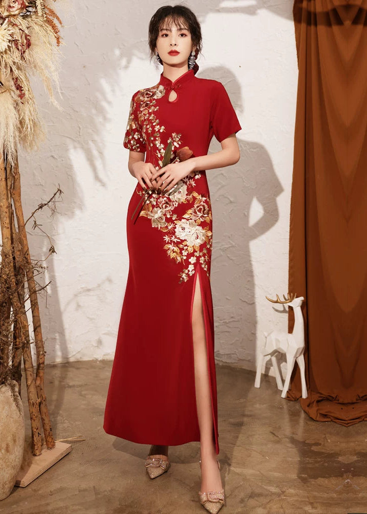 Yong Hua | Embroidered Wedding Bridal Qipao (雍华)