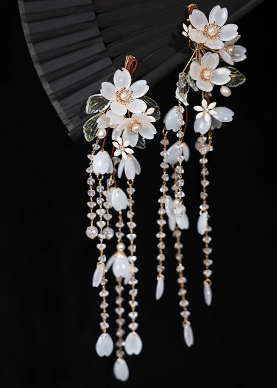 Pear Blossoms | 2-Piece Pear Flower Hairclips (见梨花)