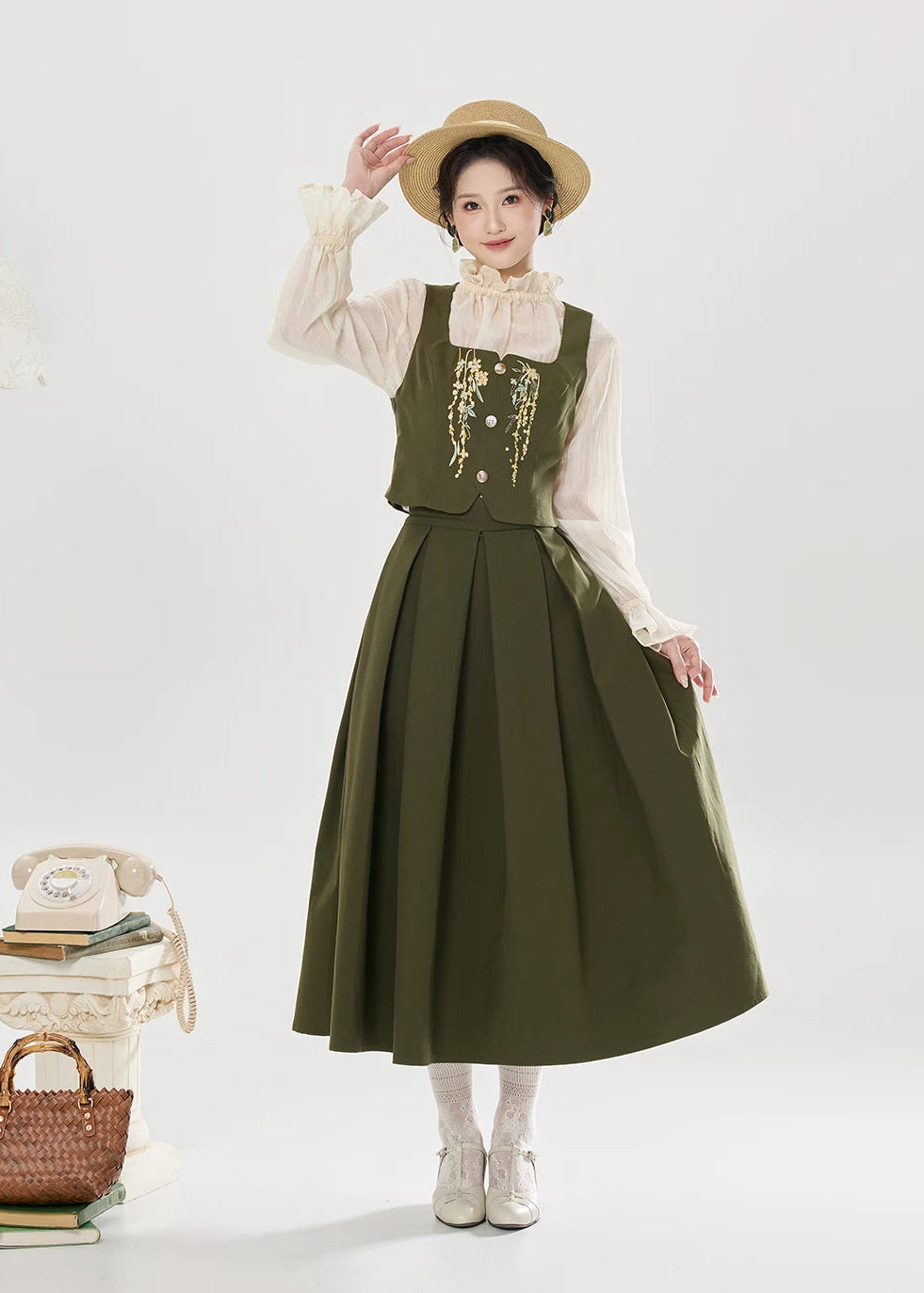 Woodland Hymn | Modern 3-Piece Hanfu (林间晨颂)