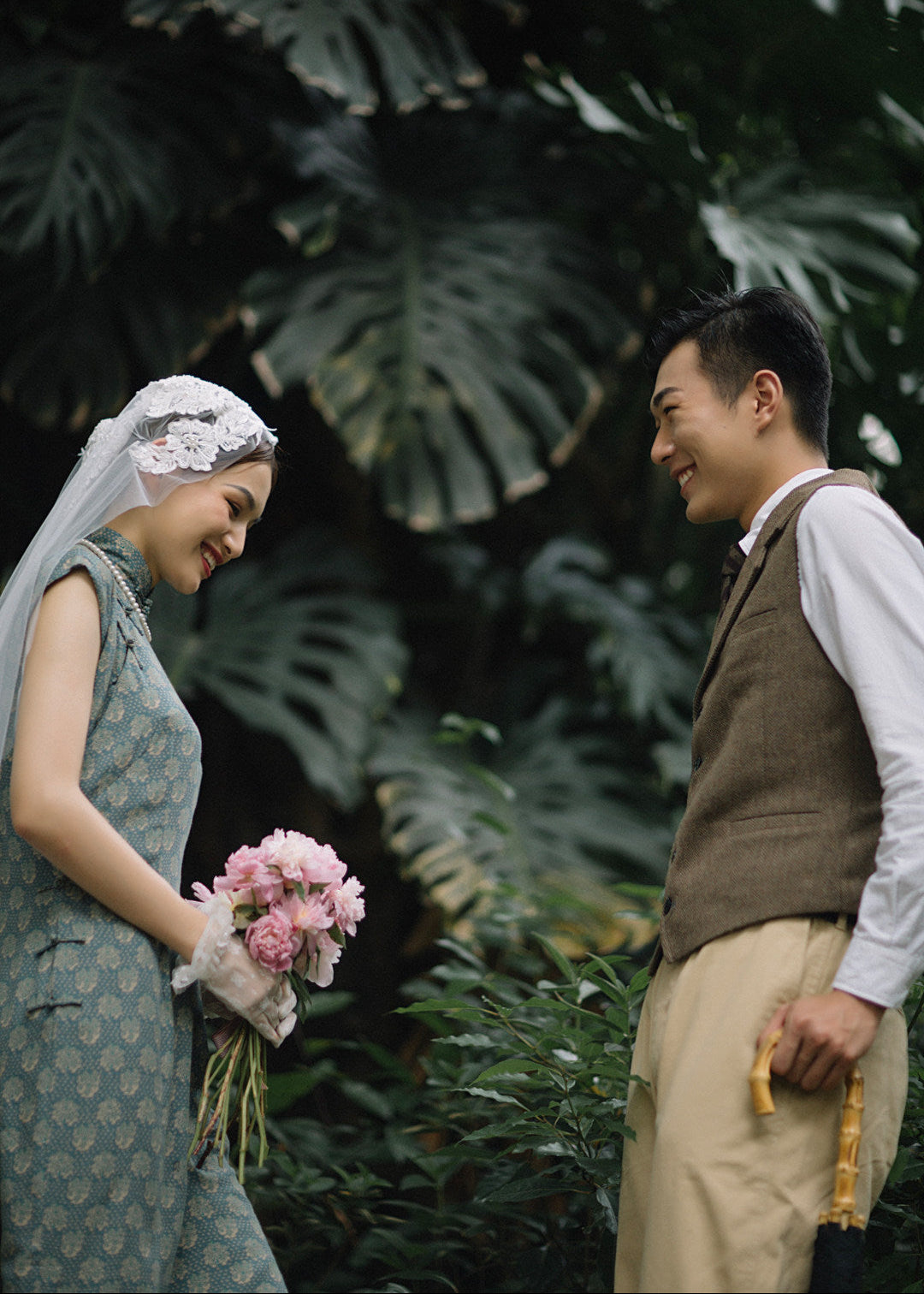 Azure Inkstone | 1930s Hong Kong Style Qipao (青砚)