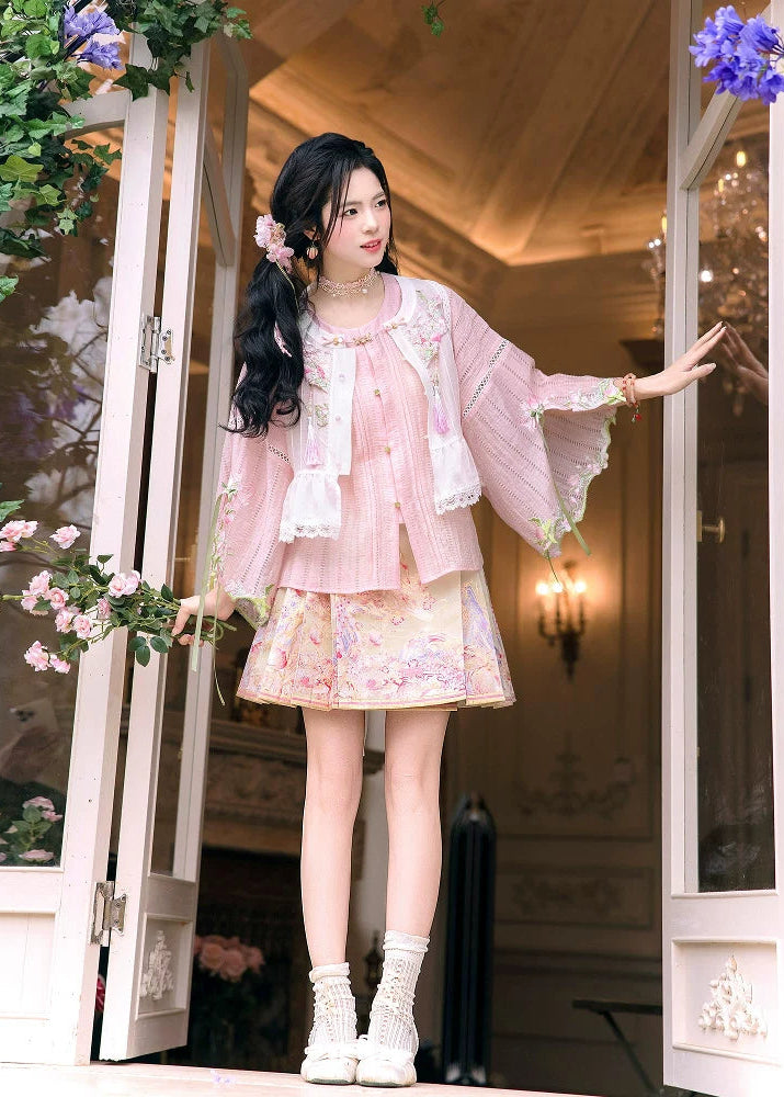 Fairy Deer | 6-Color Modern Short Ma Mian Skirt Collection (仙麓影)