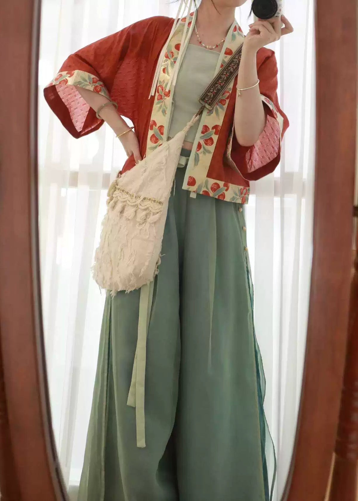 Bayberry Wine | 3-Piece Plus Pants Set (杨梅酒)