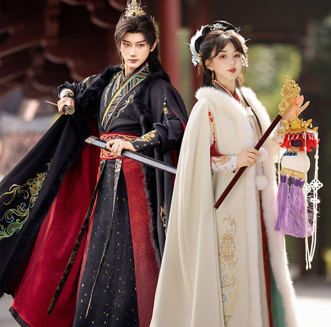 Day And Night | Unisex 6-Piece Couple Hanfu Set (朝朝暮暮)