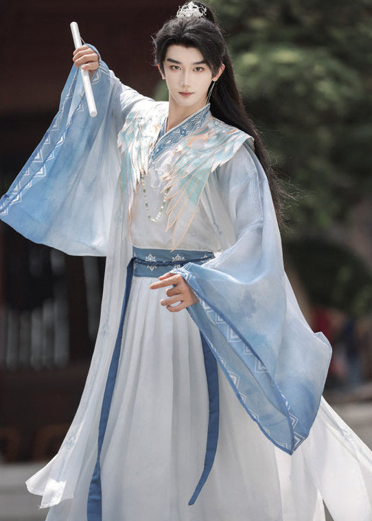Azure Sky | 4-Piece Unisex Couple Plus Hanfu (碧落)